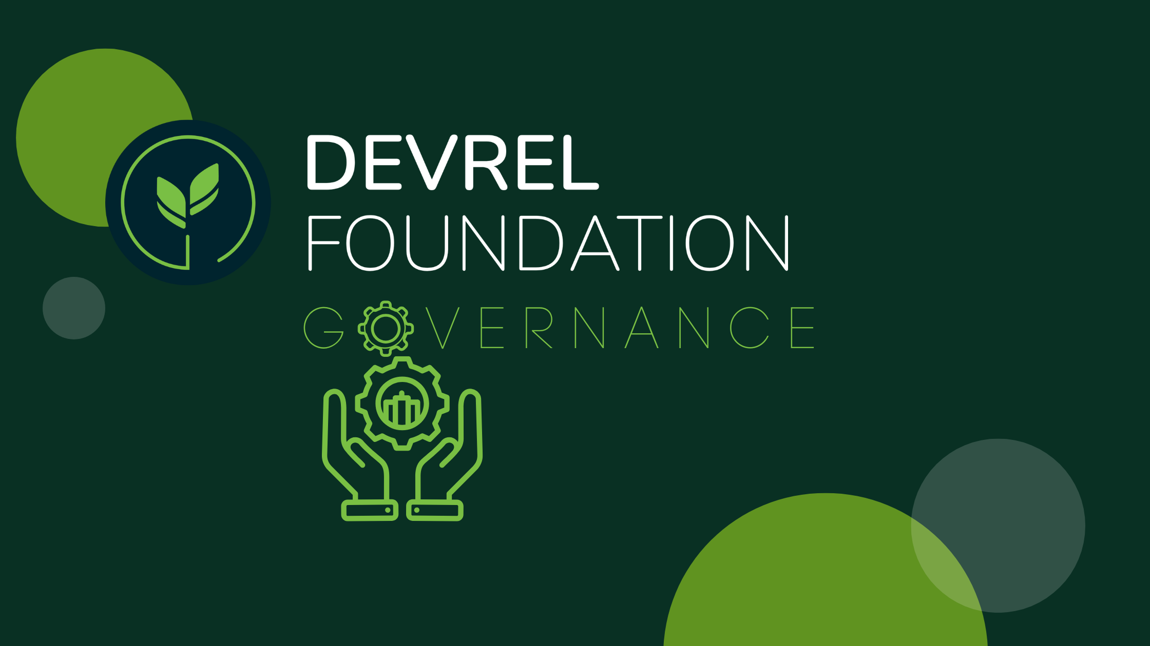 Developer Relations Foundation Intent to Form